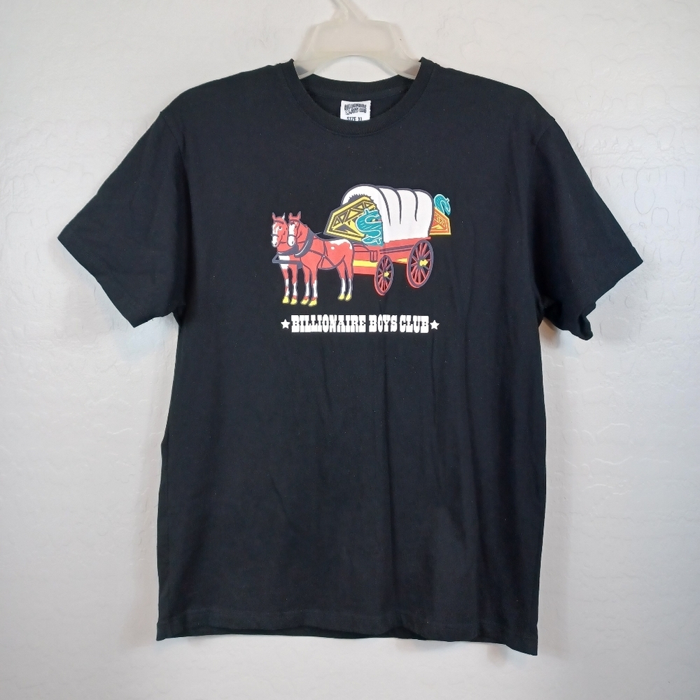 BILLIONAIRE BOYS CLUB Money Wagon Graphic T-Shirt Men’s Size XL Black